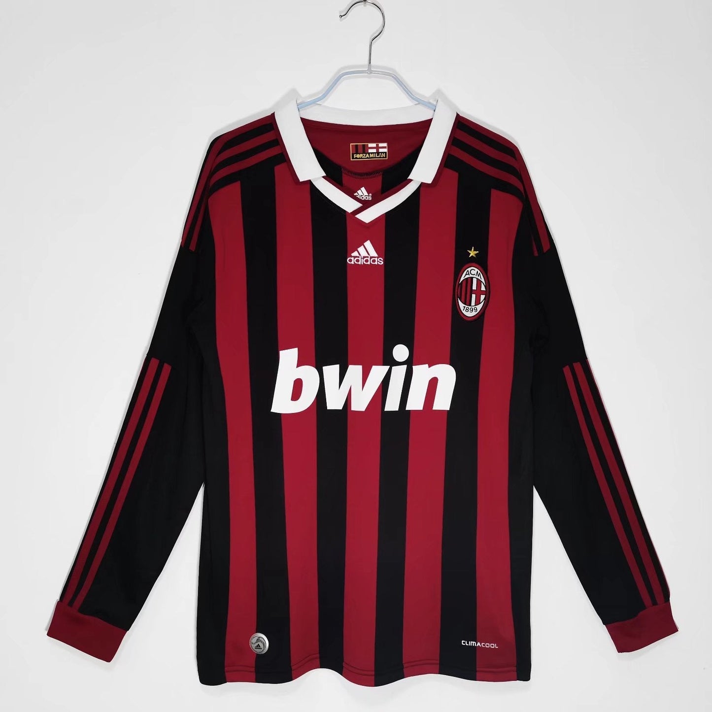 EQUIPACIÓN RETRO AC MILAN 2009-10 MANGA LARGA