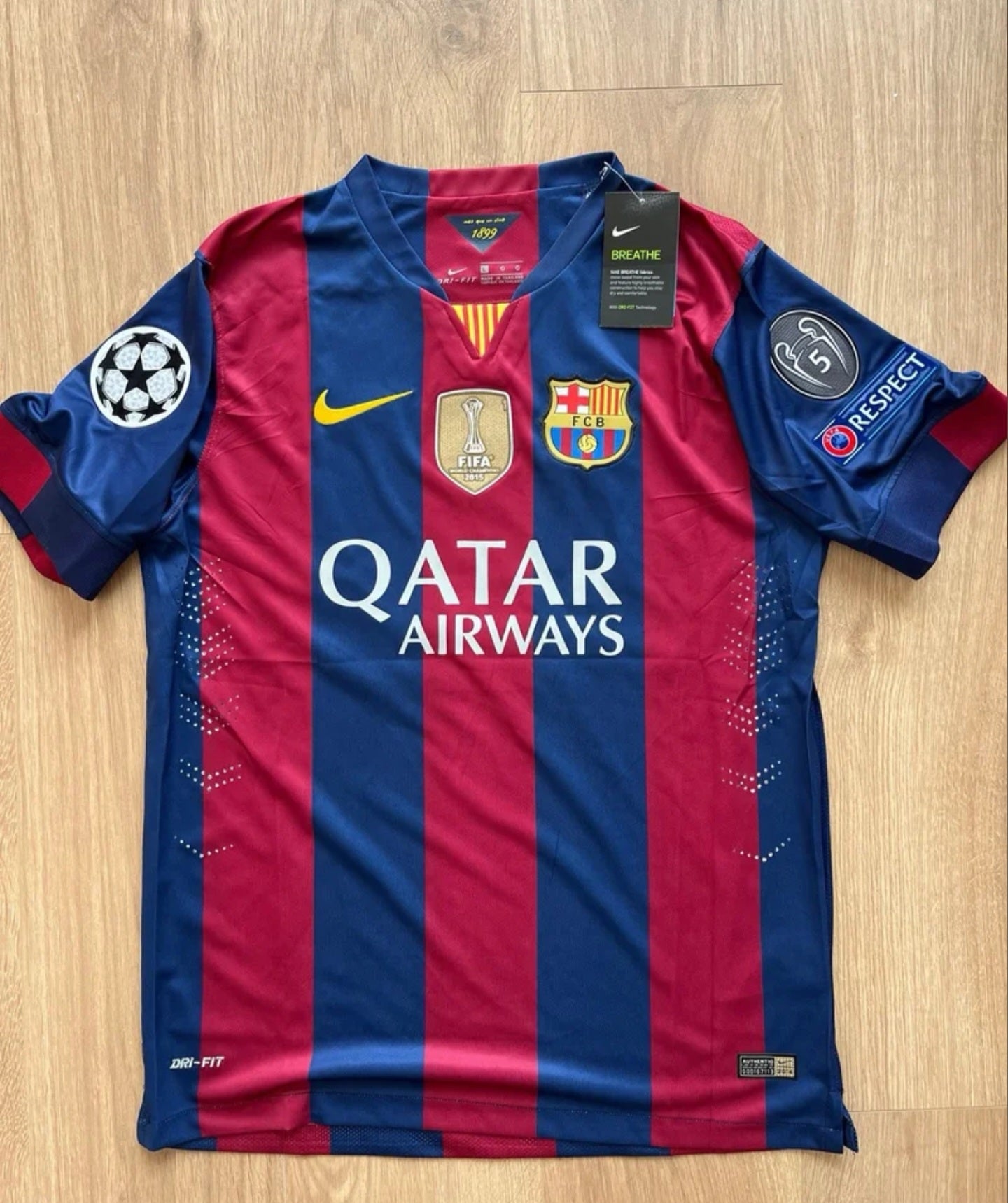 EQUIPACIÓN RETRO FC BARCELONA 2014-15