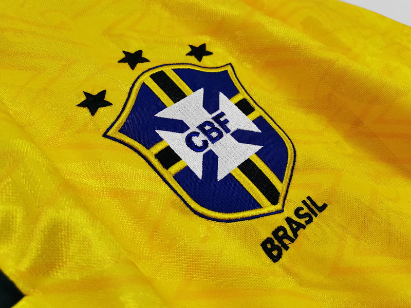 EQUIPACIÓN RETRO BRASIL 1991-93 ✅(PERSONALIZABLE)