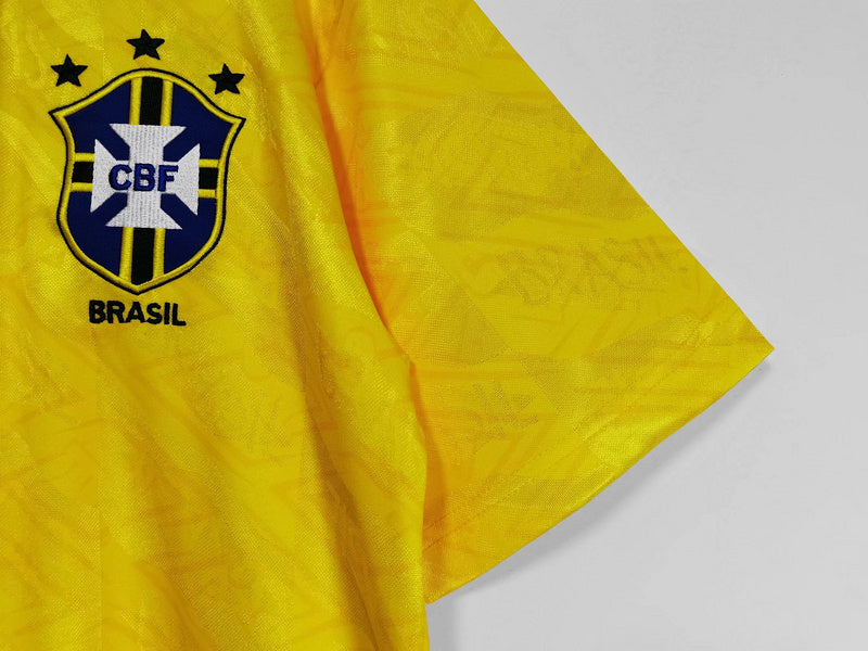 EQUIPACIÓN RETRO BRASIL 1991-93 ✅(PERSONALIZABLE)