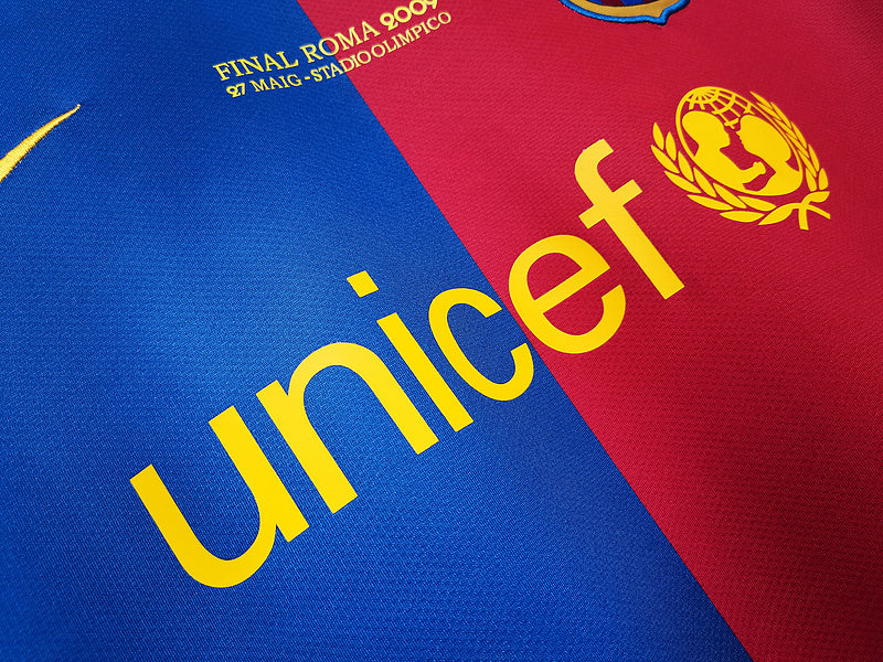 EQUIPACIÓN RETRO FC BARCELONA 2008-09 (FINAL ROMA)