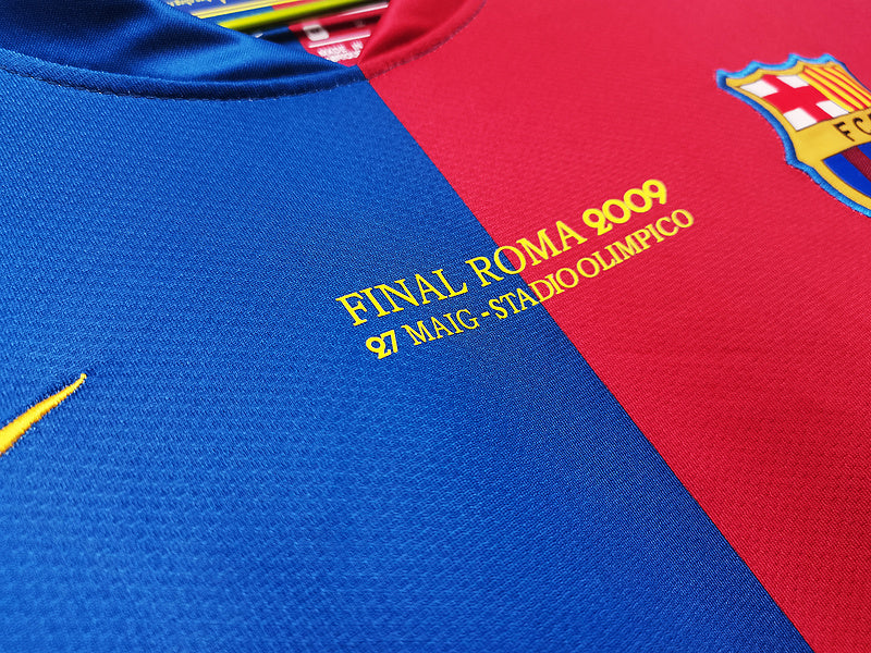 EQUIPACIÓN RETRO FC BARCELONA 2008-09 (FINAL ROMA)