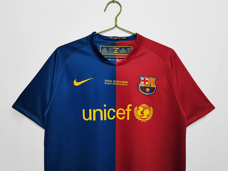 EQUIPACIÓN RETRO FC BARCELONA 2008-09 (FINAL ROMA)