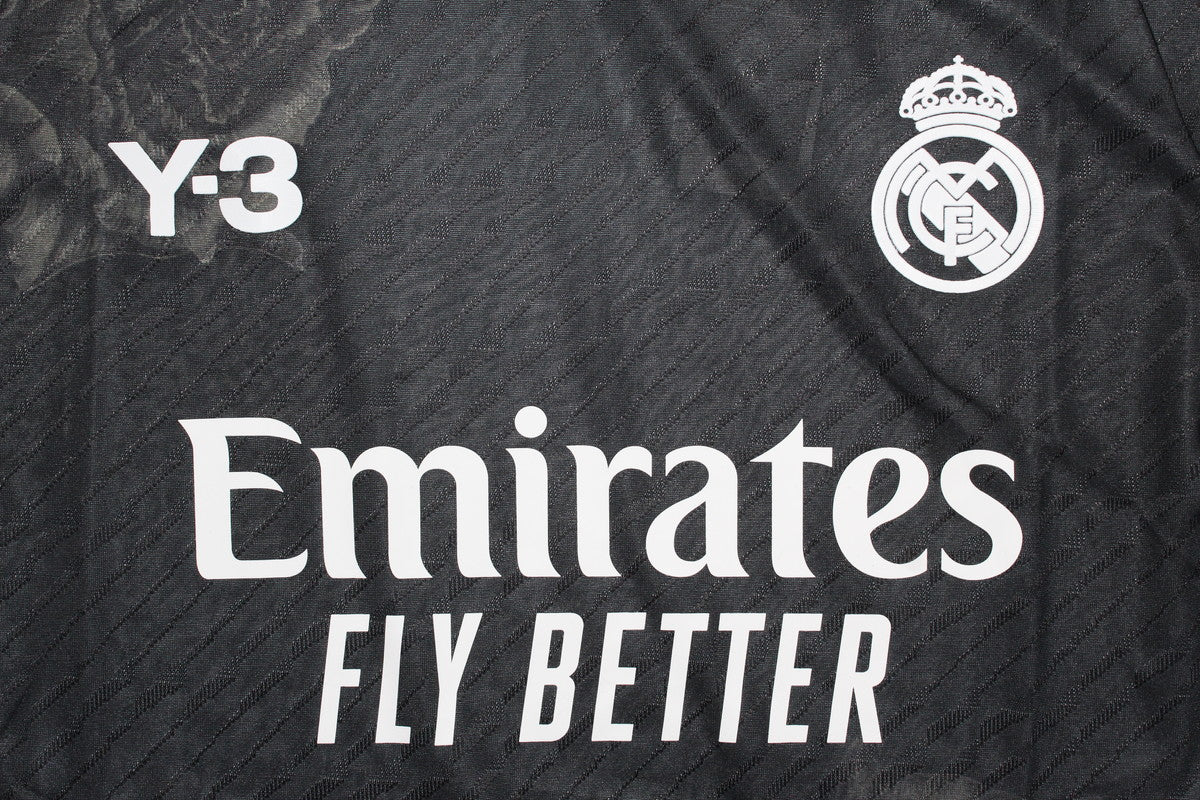 CUARTA EQUIPACIÓN REAL MADRID Y-3 Negra 2023-24