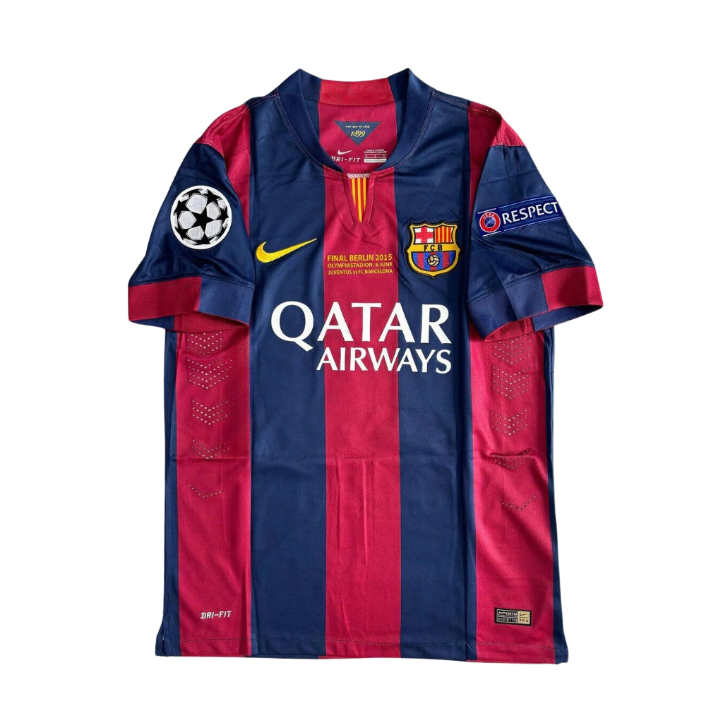 EQUIPACIÓN RETRO FC BARCELONA 2014/15 FINAL BERLIN 2015