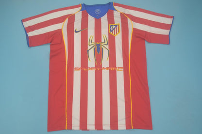 EQUIPACIÓN RETRO ATLÉTICO DE MADRID 2004-05 (SPIDERMAN 2 VERSION)