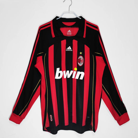 EQUIPACIÓN RETRO AC MILAN 2006/07 MANGA LARGA
