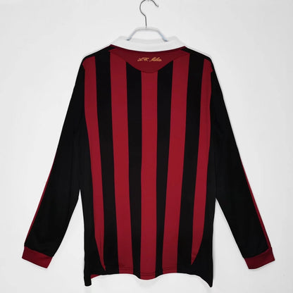 EQUIPACIÓN RETRO AC MILAN 2009-10 MANGA LARGA
