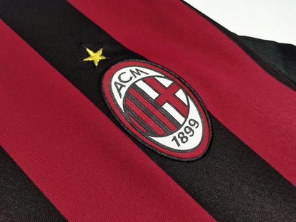 EQUIPACIÓN RETRO AC MILAN 2009-10 MANGA LARGA