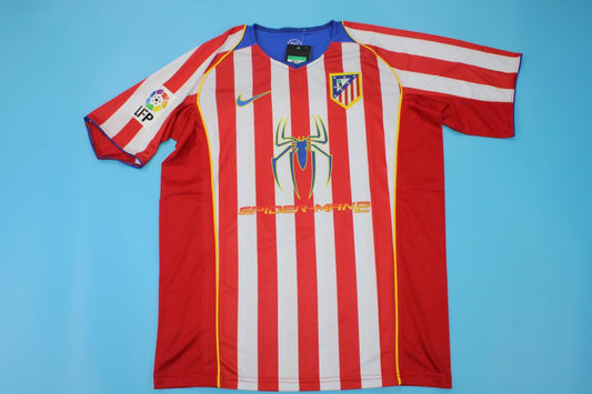 EQUIPACIÓN RETRO ATLÉTICO DE MADRID 2004-05 (SPIDERMAN 2 VERSION)