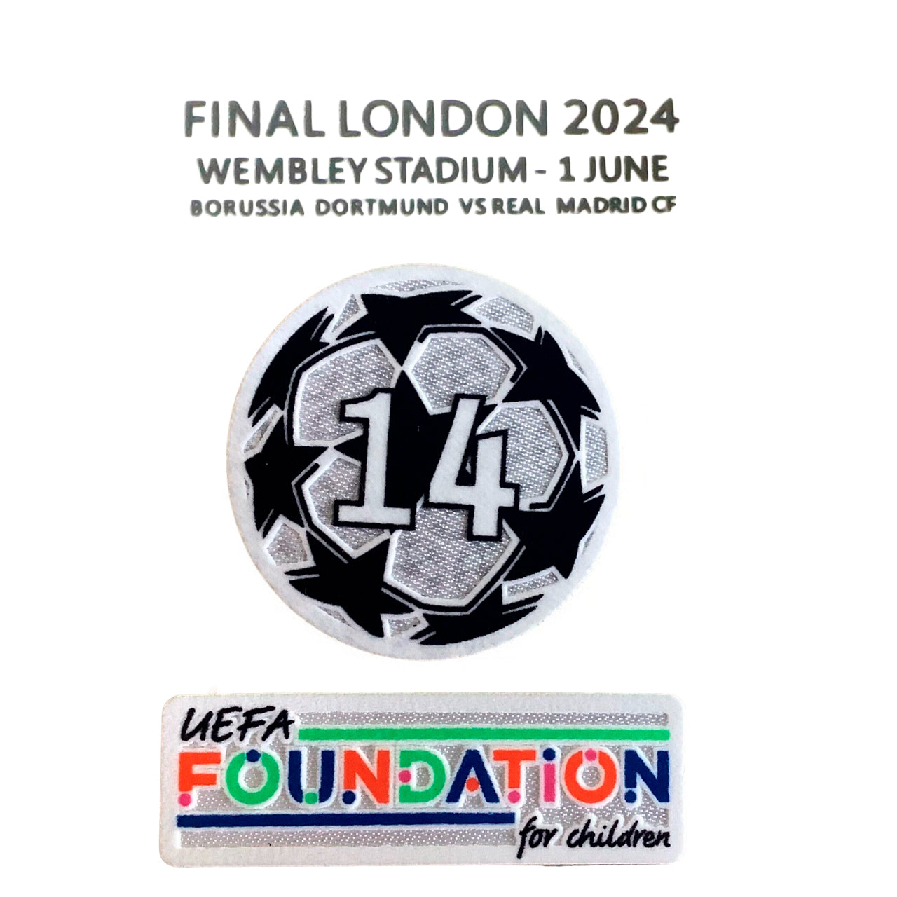 PRIMERA EQUIPACIÓN REAL MADRID 2024 (FINAL WEMBLEY 2024)