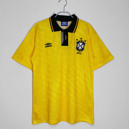 EQUIPACIÓN RETRO BRASIL 1991-93 ✅(PERSONALIZABLE)