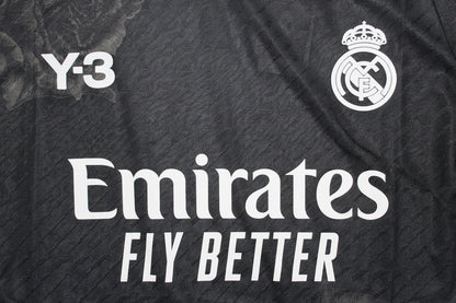 CUARTA EQUIPACIÓN REAL MADRID Y-3 Negra 2023-24
