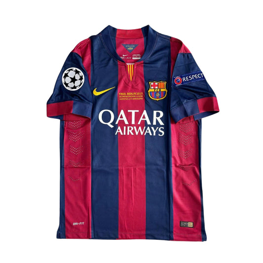 EQUIPACIÓN RETRO FC BARCELONA 2014/15 FINAL BERLIN 2015
