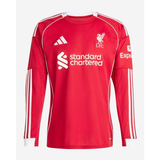 PRIMERA EQUIPACIÓN LIVERPOOL 2025-26 (MANGA LARGA)